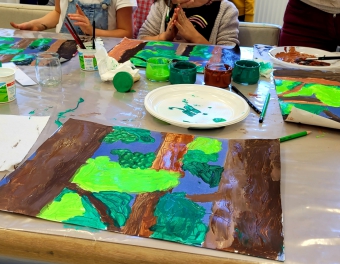 Atelier Peindre la forêt (5-10 ans)